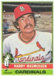 1976 Topps Baseball Cards      182     Harry Rasmussen